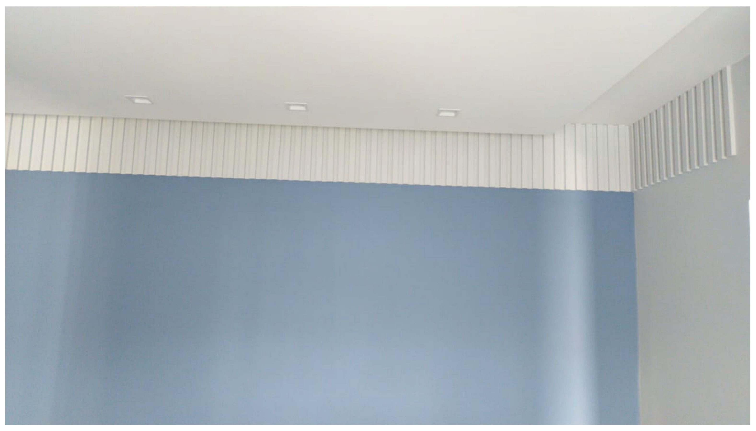 Gesso ripado em parede