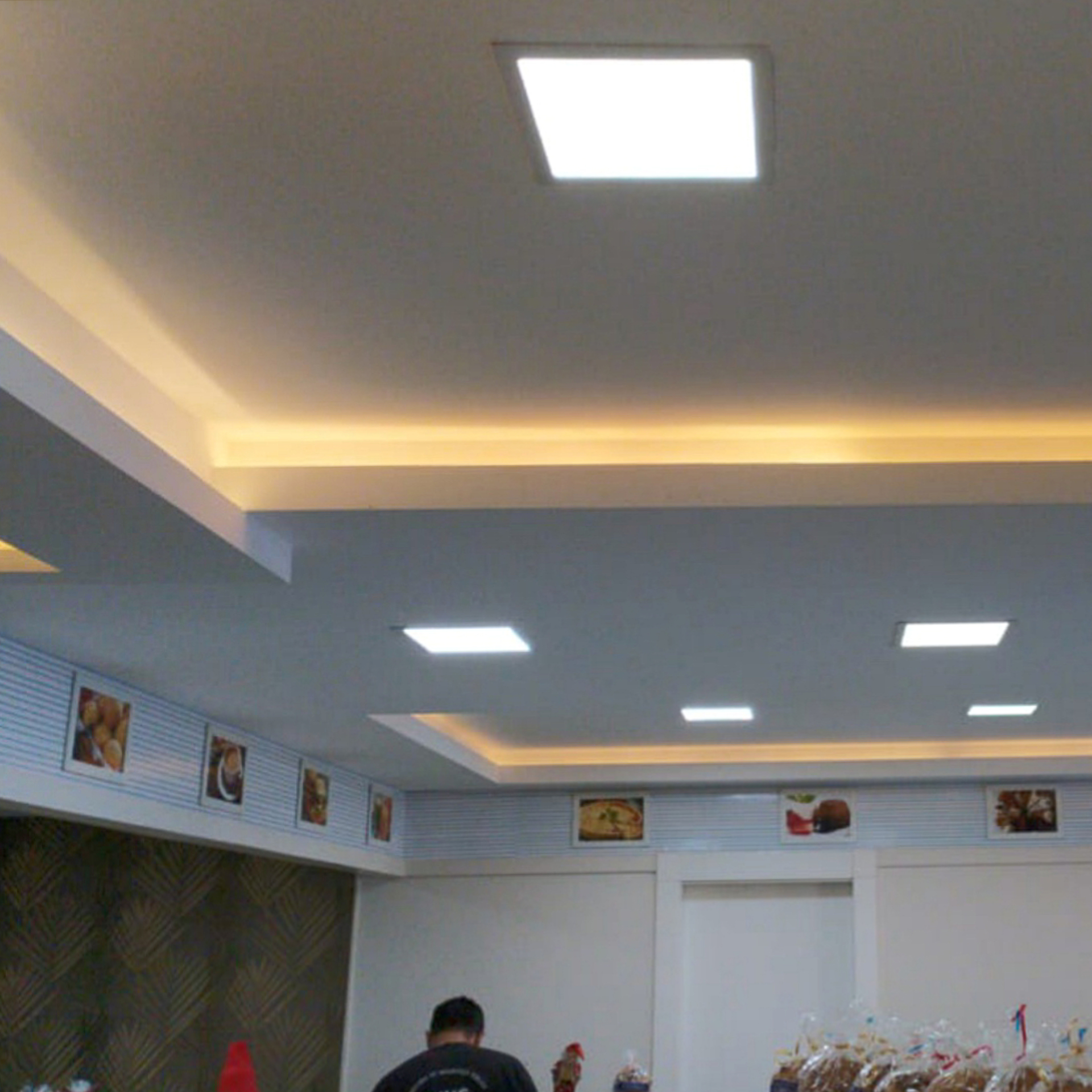 Sanca iluminada forro